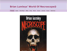 Tablet Screenshot of necroscope.org